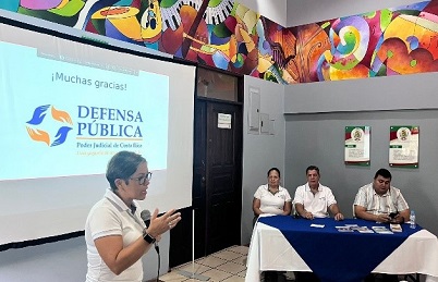 Defensa Pública realiza rendición de cuentas regional en Guanacaste