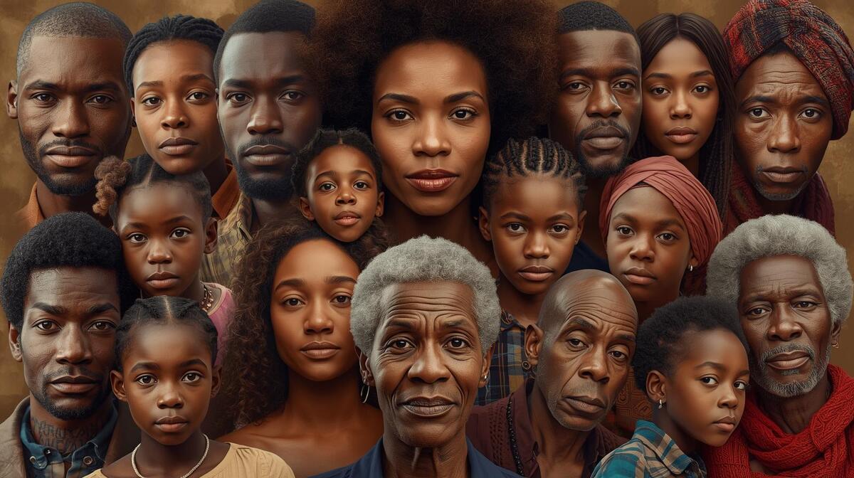 imagen de personas afrodescendientes